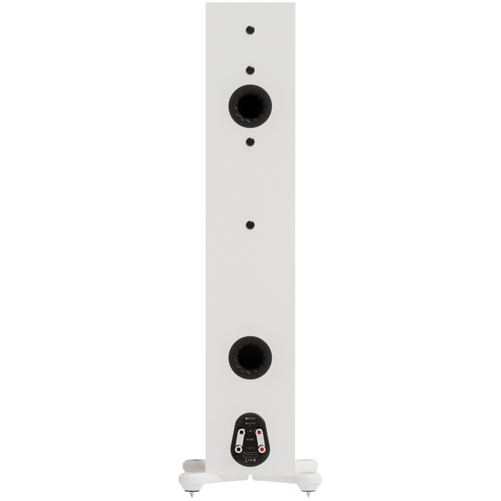 Monitor Audio Silver 300 8G 3-Way Floorstanding Speakers Pair Satin White White