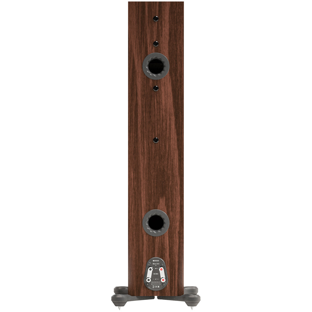 Monitor Audio Silver 300 8G 3-Way Floorstanding Speakers Pair Walnut Walnut