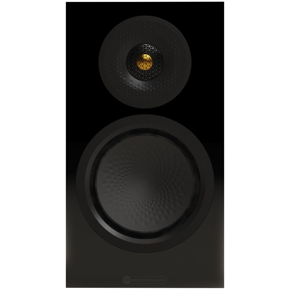 Monitor Audio Silver 50 8G Two-Way Bookshelf Speakers Pair High Gloss Black Black