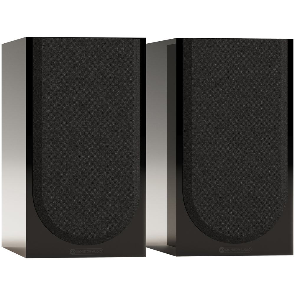Monitor Audio Silver 50 8G Two-Way Bookshelf Speakers Pair High Gloss Black Black