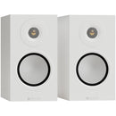Monitor Audio Silver 50 8G Two-Way Bookshelf Speakers Pair Satin White White