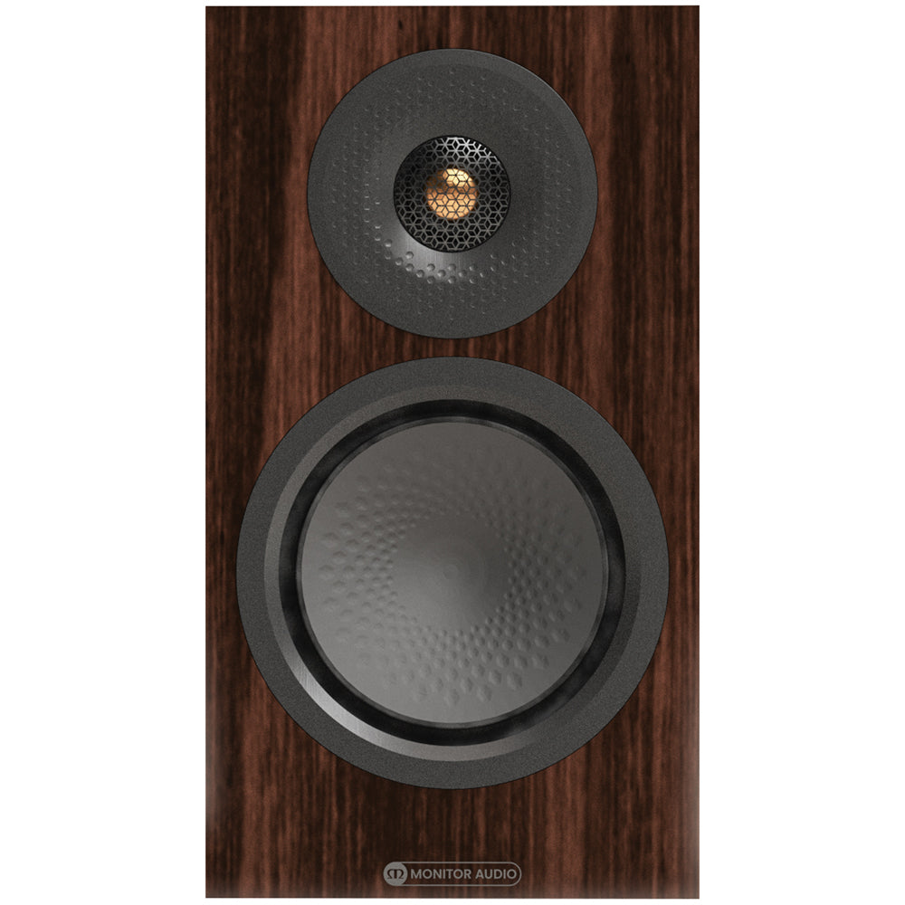 Monitor Audio Silver 50 8G Two-Way Bookshelf Speakers Pair Walnut Walnut