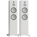 Monitor Audio Silver 500 8G 3-Way Floorstanding Speakers Pair Satin White White