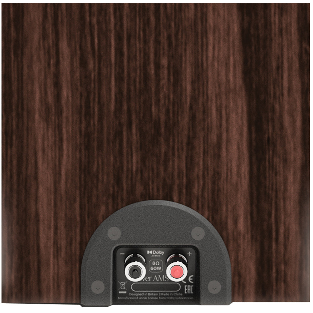 Monitor Audio Silver AMS 8G 2-Way Dolby Atmos Enabled Speakers Pair Walnut Walnut