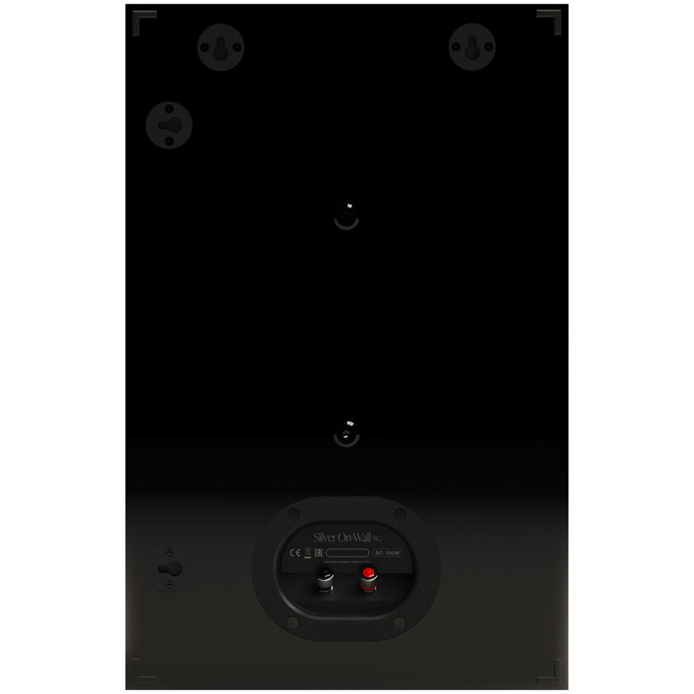 Monitor Audio Silver On-Wall 8G 2-Way Single Speaker High Gloss Black Black