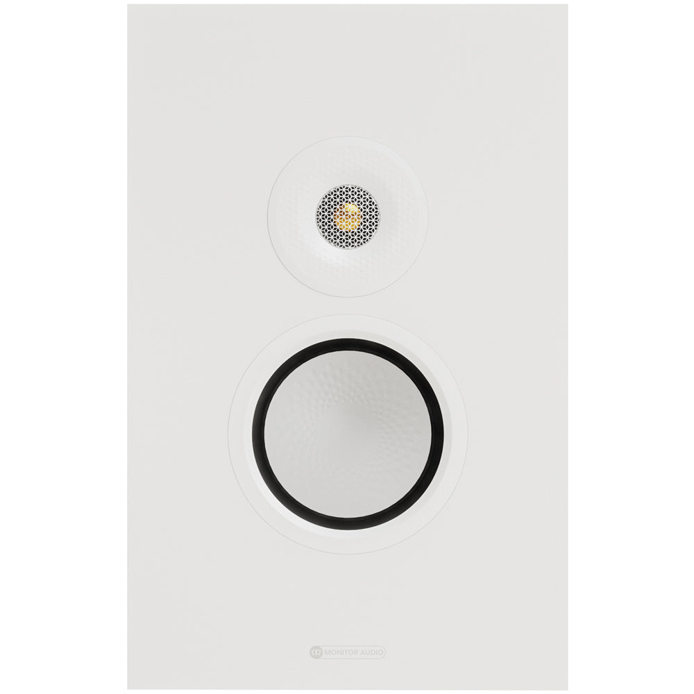 Monitor Audio Silver On-Wall 8G 2-Way Single Speaker Satin White White