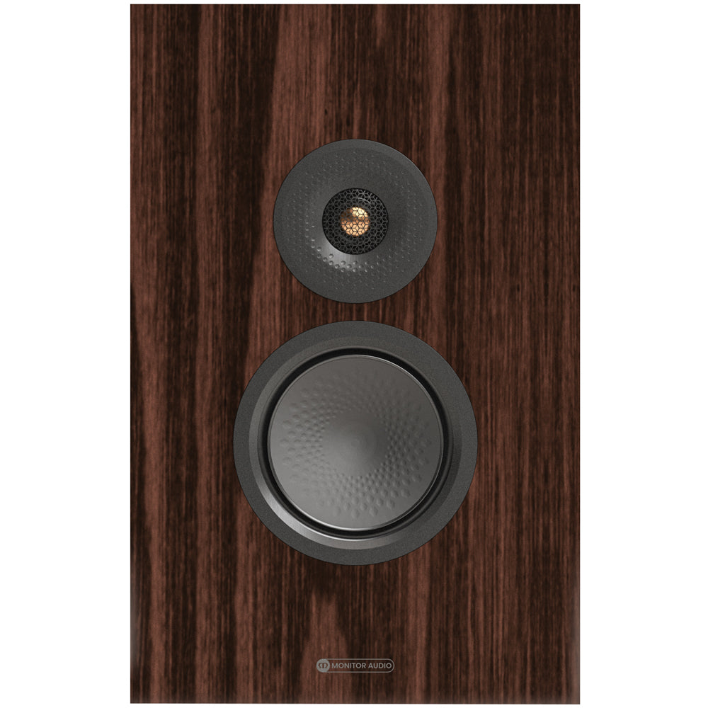 Monitor Audio Silver On-Wall 8G 2-Way Single Speaker Walnut Walnut