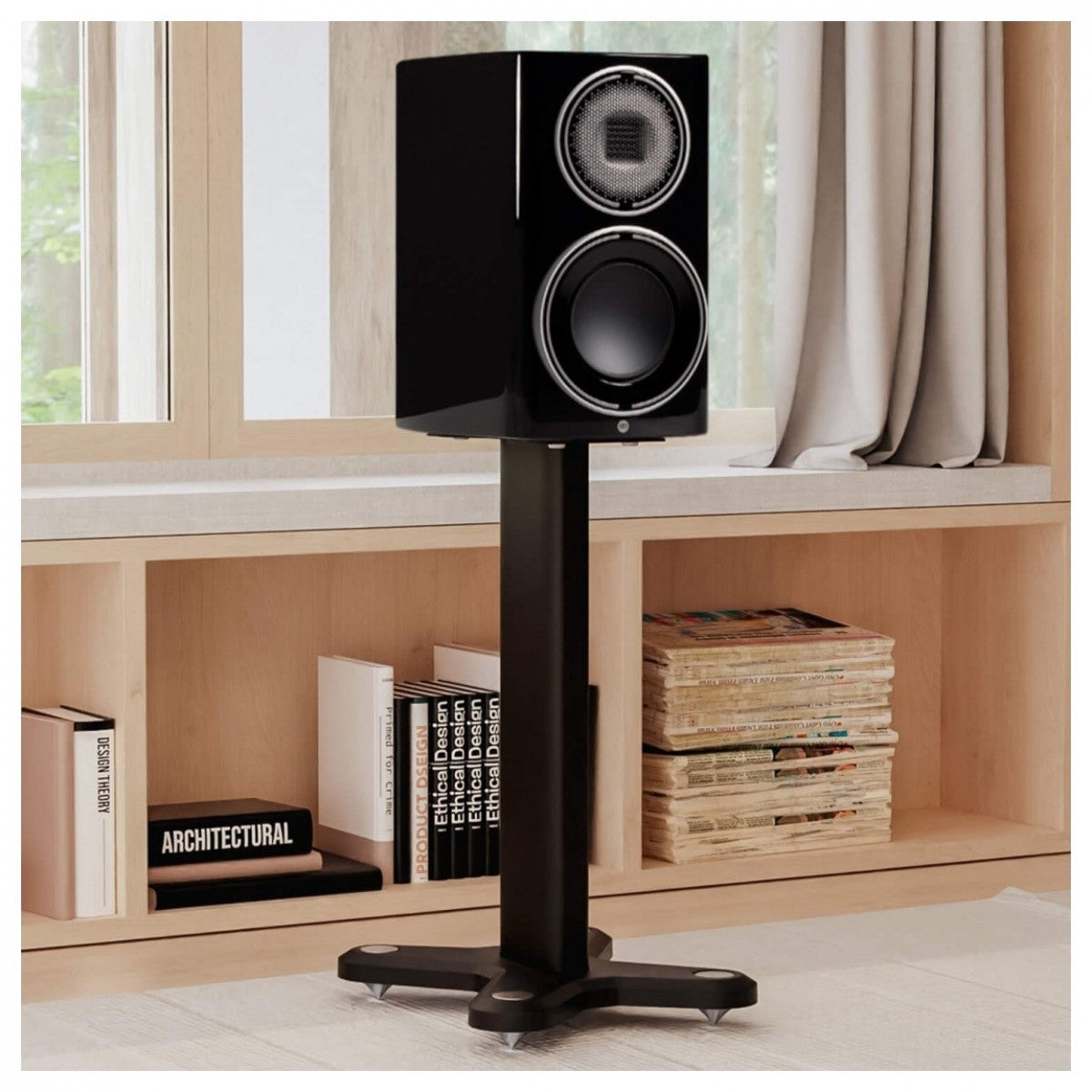 Monitor Audio ST-2 Universal Speaker Stands Pair Black Black