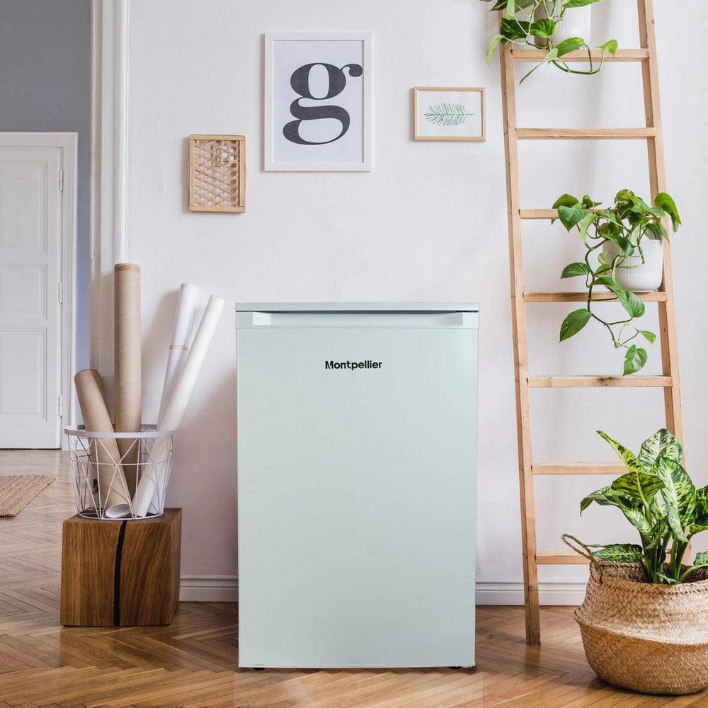 Montpellier MDAUCL60W Freestanding 60cm Wide Under Counter Larder Fridge White - E Rated White