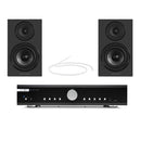 Musical Fidelity B1xi Integrated Amplifier Wharfedale Diamond 12.2i Bookshelf Speakers Pair Hifi Package Black