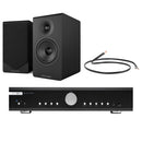 Musical Fidelity B1xi Integrated Amplifier with Acoustic Energy AE300 MK2 Bookshelf Speakers - Black