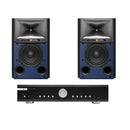 Musical Fidelity B1xi Integrated Amplifier with JBL 4309 Studio Monitor Bookshelf Speakers Pair - Black Black