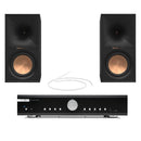 Musical Fidelity B1xi Integrated Amplifier with Klipsch R-60M Bookshelf Speakers Black HiFi Package