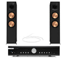 Musical Fidelity B1xi Integrated Amplifier with Klipsch R-800F Floorstanding Speakers Pair Black HiFi Package