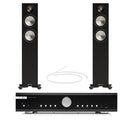 Musical Fidelity B1xi Integrated Amplifier with Monitor Audio Bronze 300 7G Floorstanding Speakers Pair Black