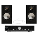 Musical Fidelity B1xi Integrated Amplifier with Monitor Audio Bronze 50 7G Bookshelf Speakers Pair Black