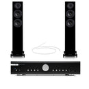 Musical Fidelity B1xi Integrated Amplifier with Wharfedale Diamond 12.3 Floorstanding Speakers Pair Black HiFi Package
