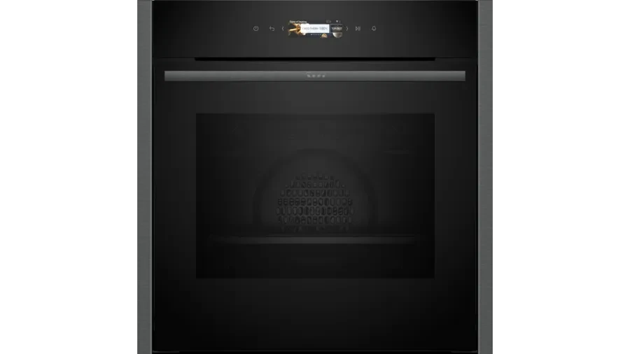 Neff B24CR31G0B N70 Built-in Electric Single Oven Graphite Grey