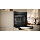 Neff B2CCJ7AK0B N30 60cm Built In Self Cleaning Electric single Oven Black