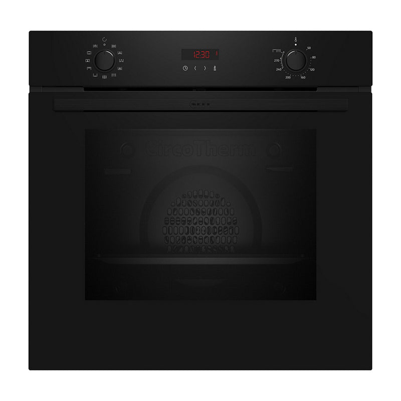 Neff B2DCG7AK3B N30 Built In 60cm Electric Single Oven with Pyrolytic Cleaning Black