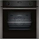 Neff B3ACE4AG3B N50 Slide and Hide 60cm Built In Electric Single Oven Graphite Grey A+ Rated