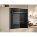 Neff B3ACE4AG3B N50 Slide and Hide 60cm Built In Electric Single Oven Graphite Grey A+ Rated