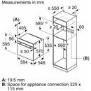 Neff B3ACE4AG3B N50 Slide and Hide 60cm Built In Electric Single Oven Graphite Grey A+ Rated