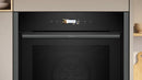 Neff B54CR31G0B N70 Slide and Hide Built-In Electric Single Oven Graphite Grey Graphite Grey