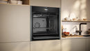 Neff B54CR31G0B N70 Slide and Hide Built-In Electric Single Oven Graphite Grey Graphite Grey