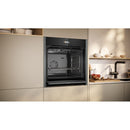 Neff B54CR31G0B N70 Slide and Hide Built-In Electric Single Oven Graphite Grey Graphite Grey