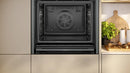 Neff B54CR71G0B N70 Slide and Hide Built-In Electric Single Oven Graphite Grey Graphite Grey