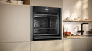 Neff B54CR71G0B N70 Slide and Hide Built-In Electric Single Oven Graphite Grey Graphite Grey