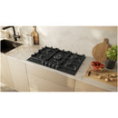 Neff T27CIQ8S0 N70 Flame Select 75cm Black Enamel Gas Hob