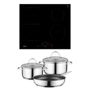 Neff T56FHS1L0KIT N70 60cm CombiZone Induction Hob with Pan Set Black
