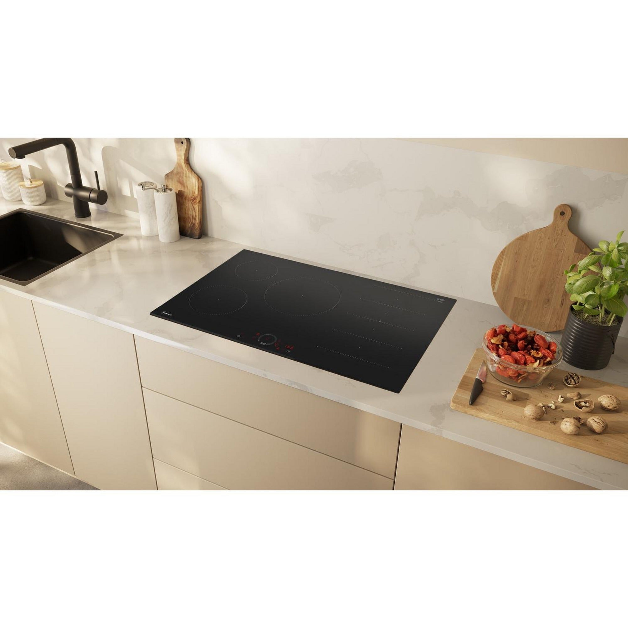 Neff T68FHV4L0 N70 80cm TwistTouch Induction Hob Black
