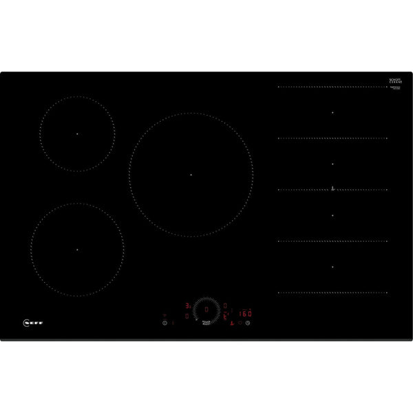 Neff T68FHV4L0 N70 80cm TwistTouch Induction Hob Black