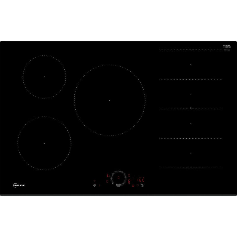 Neff T68FHV4L0 N70 80cm TwistTouch Induction Hob Black