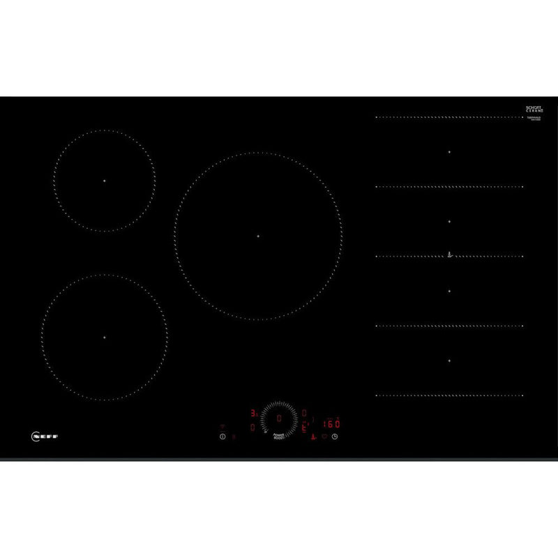 Neff T68FHV4L0KIT N70 80cm TwistTouch Induction Hob with Pan Set Black