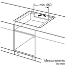 Neff T68FHV4L0KIT N70 80cm TwistTouch Induction Hob with Pan Set Black