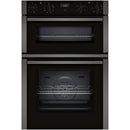 Neff U1ACE2AG3B N50 60cm Built In Electric Double Oven Graphite Grey