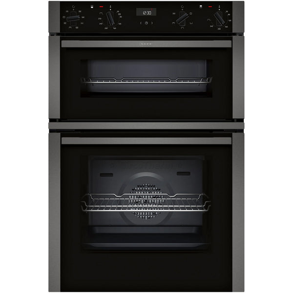 Neff U1ACE2AG3B N50 60cm Built In Electric Double Oven Graphite Grey