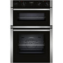 Neff U1ACE2AN3B N50 60cm Built In Electric Double Oven Stainless Steel