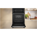 Neff U2ACH7AG7B N50 Built in Self Cleaning Electric Double Oven Graphite