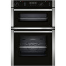 Neff U2ACH7AN7B Built in Self Cleaning Electric Double Oven Stainless Steel