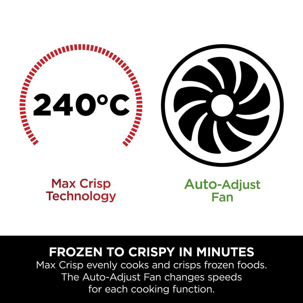 Ninja 6 in 1 Dual Zone Air Fryer 7.6L DZ300UK - Gun Metal Grey - CLEARANCE