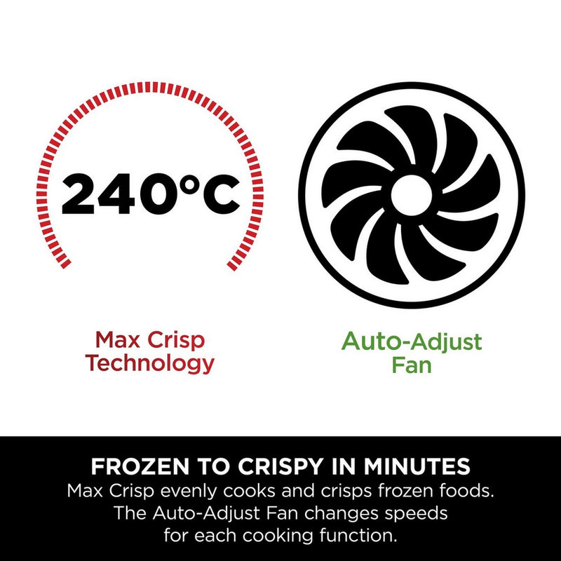 Ninja 6 in 1 Dual Zone Air Fryer 7.6L DZ300UK - Gun Metal Grey - CLEARANCE