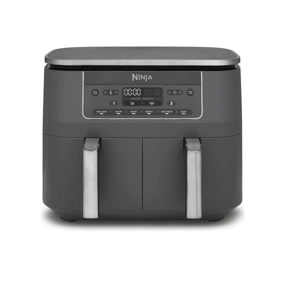 Ninja 6 in 1 Dual Zone Air Fryer 7.6L DZ300UK - Gun Metal Grey - CLEARANCE