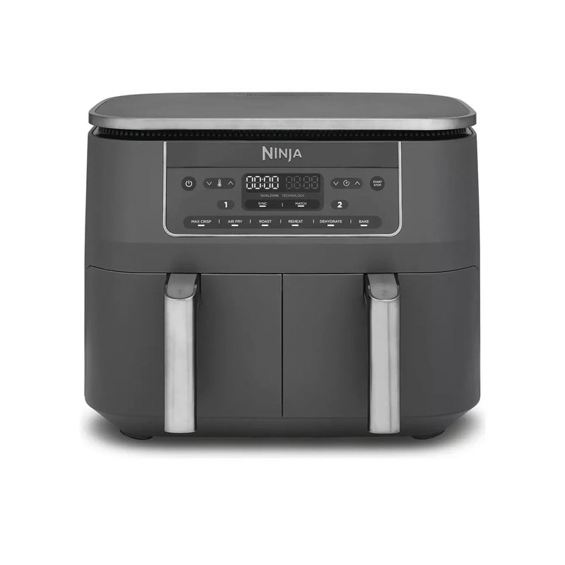 Ninja 6 in 1 Dual Zone Air Fryer 7.6L DZ300UK - Gun Metal Grey - CLEARANCE