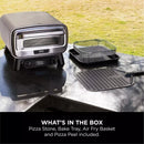 Ninja Artisan MO203UK Electric Outdoor Pizza Oven & Air Fryer with Cover - Grey