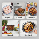 Ninja AS090UKWH CRISPi PRO 5-in-1 XL Glass Air Fryer White